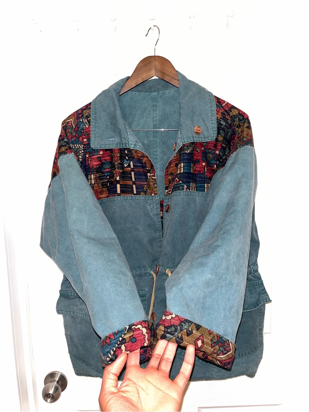 Vintage Berry Ellen Reversible Canvas Barn Jacket